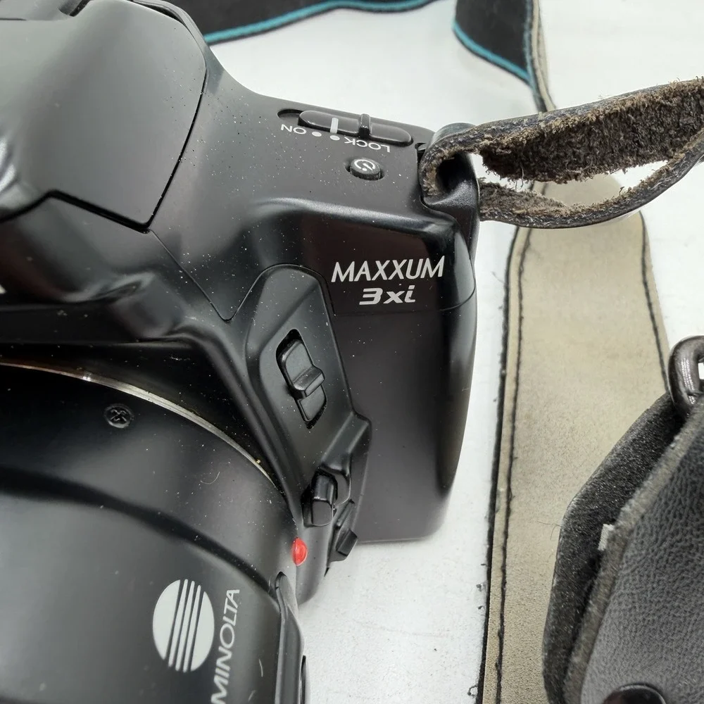 Minolta Maxxum 3Xi 35mm SLR Film Camera AF 28-80 Lens Tested No Battery